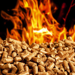 Pallet kastanje hout pellets 70 zakken a 15 kg