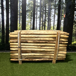 Kastanje paal ø 6-8 cm. diverse lengtes